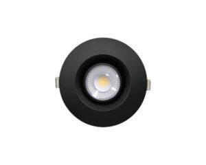 3.5" Regressed Gimbal Round Black