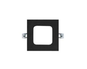 4" Slim Square Panel Black
