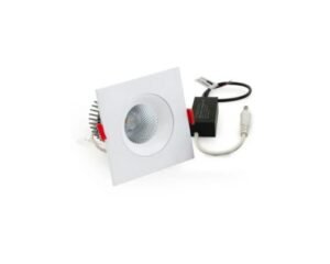 3.5" Regressed Gimbal Square White