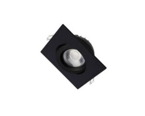 4” Eyeball Downlight Black Square