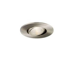 3” Gimbal Downlight nickel brushed Round