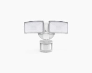 Motion security light white